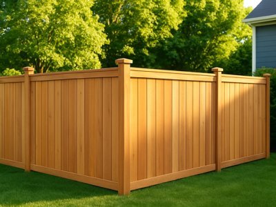 Cedar Wood Privacy Fence Battle Ground, Wa.