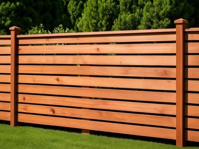 Horizontal Slat Fence Design Battle Ground, Wa.